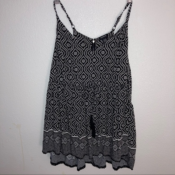 Torrid Challis Border Print Babydoll Tank Top 4 4X - Picture 2 of 7